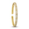 Thumbnail Image 2 of Crivelli Diamond Cuff Bangle Bracelet 1-3/4 ct tw Round 18K Yellow Gold