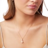 Thumbnail Image 3 of Yoko London White Akoya Cultured Pearl Necklace 1/3 ct tw Diamonds 18K Yellow Gold 18"