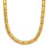 Thumbnail Image 1 of High-Polish Barrel Chain Necklace 24K Yellow Gold 20" 4.3mm