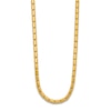 Thumbnail Image 2 of High-Polish Barrel Chain Necklace 24K Yellow Gold 20" 4.3mm