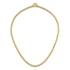 Thumbnail Image 4 of High-Polish Barrel Chain Necklace 24K Yellow Gold 20" 4.3mm