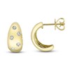 Thumbnail Image 0 of Shy Creation Diamond J-Hoop/Drop Earrings 1/5 ct tw 14K Yellow Gold SC22008926