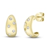 Thumbnail Image 1 of Shy Creation Diamond J-Hoop/Drop Earrings 1/5 ct tw 14K Yellow Gold SC22008926