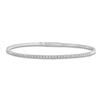 Thumbnail Image 1 of Diamond Flexible Bangle Bracelet 1/2 ct tw 10K White Gold