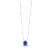 Thumbnail Image 1 of Le Vian Natural Tanzanite & Diamond Necklace 3/4 ct tw 14K Vanilla Gold