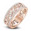 Thumbnail Image 2 of Kirk Kara Round Diamond 1/2 ct tw Wide Lace Wedding Band 18K Rose Gold