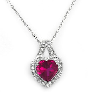 Pink Sapphire Pendant Necklace Sterling Silver • 6mm – Birka Scandinavian