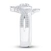 Thumbnail Image 2 of Diamond Bridal Set 1 ct tw Oval/Round 14K White Gold