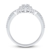 Thumbnail Image 3 of Diamond Bridal Set 1 ct tw Oval/Round 14K White Gold