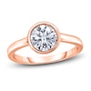 Thumbnail Image 1 of Diamond Solitaire Engagement Ring 2 ct tw Bezel-Set Round 14K Rose Gold (I2/I)