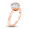 Thumbnail Image 2 of Diamond Solitaire Engagement Ring 2 ct tw Bezel-Set Round 14K Rose Gold (I2/I)