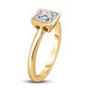 Thumbnail Image 2 of Diamond Solitaire Engagement Ring 1-1/2 ct tw Bezel-Set Princess 14K Yellow Gold (I2/I)