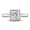 Thumbnail Image 3 of Diamond Solitaire Engagement Ring 2 ct tw Bezel-Set Princess 14K White Gold (I2/I)