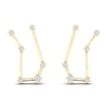 Thumbnail Image 1 of Diamond Gemini Constellation Earrings 1/8 ct tw Round 14K Yellow Gold