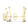 Thumbnail Image 3 of Diamond Gemini Constellation Earrings 1/8 ct tw Round 14K Yellow Gold