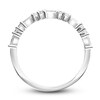 Thumbnail Image 3 of Diamond Anniversary Band 1/3 ct tw Baguette/Round 14K White Gold