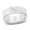 Thumbnail Image 1 of Diamond Wedding Band 1/10 ct tw Round White Tungsten