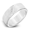 Thumbnail Image 1 of Diamond Wedding Band 1/10 ct tw Round White Tungsten