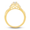 Thumbnail Image 1 of Diamond Engagement Ring 3/4 ct tw Round 14K Yellow Gold