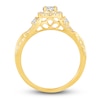 Thumbnail Image 1 of Diamond Engagement Ring 3/4 ct tw Round 14K Yellow Gold