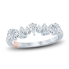 Thumbnail Image 1 of Pnina Tornai Diamond Anniversary Ring 3/4 ct tw Pear/Round 14K White Gold