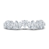 Thumbnail Image 2 of Pnina Tornai Diamond Anniversary Ring 3/4 ct tw Pear/Round 14K White Gold