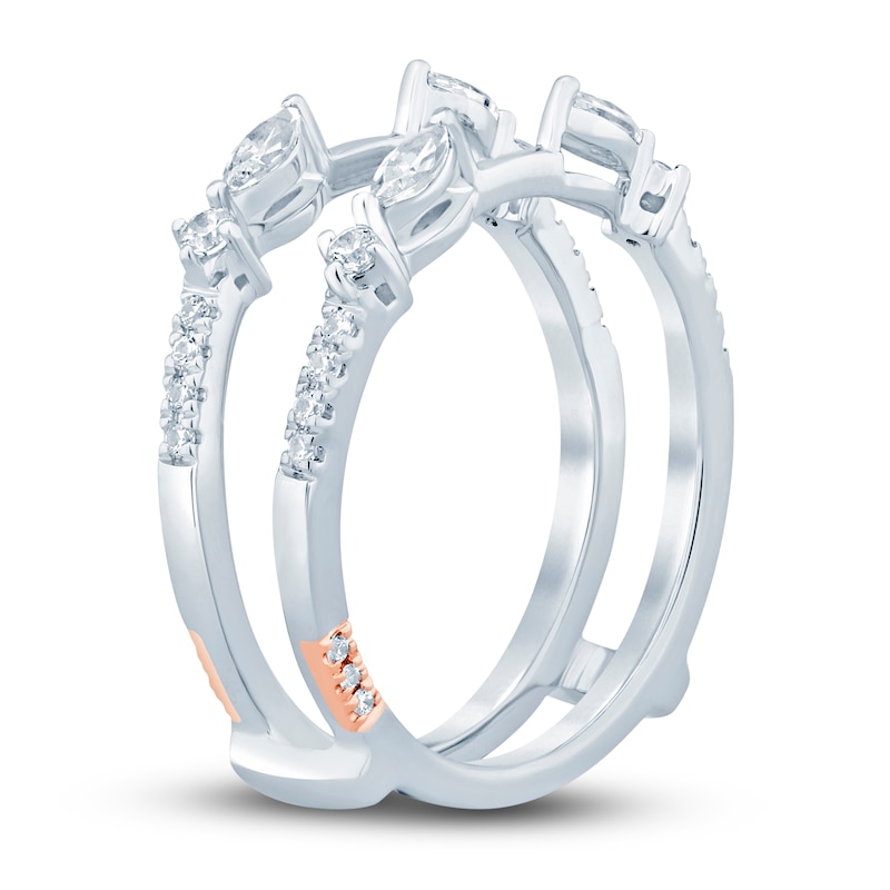 Main Image 2 of Pnina Tornai Diamond Enhancer Ring 1/2 ct tw Marquise/Round 14K White Gold