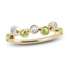 Thumbnail Image 1 of Juliette Maison Natural Peridot & Natural White Sapphire Ring 10K Yellow Gold