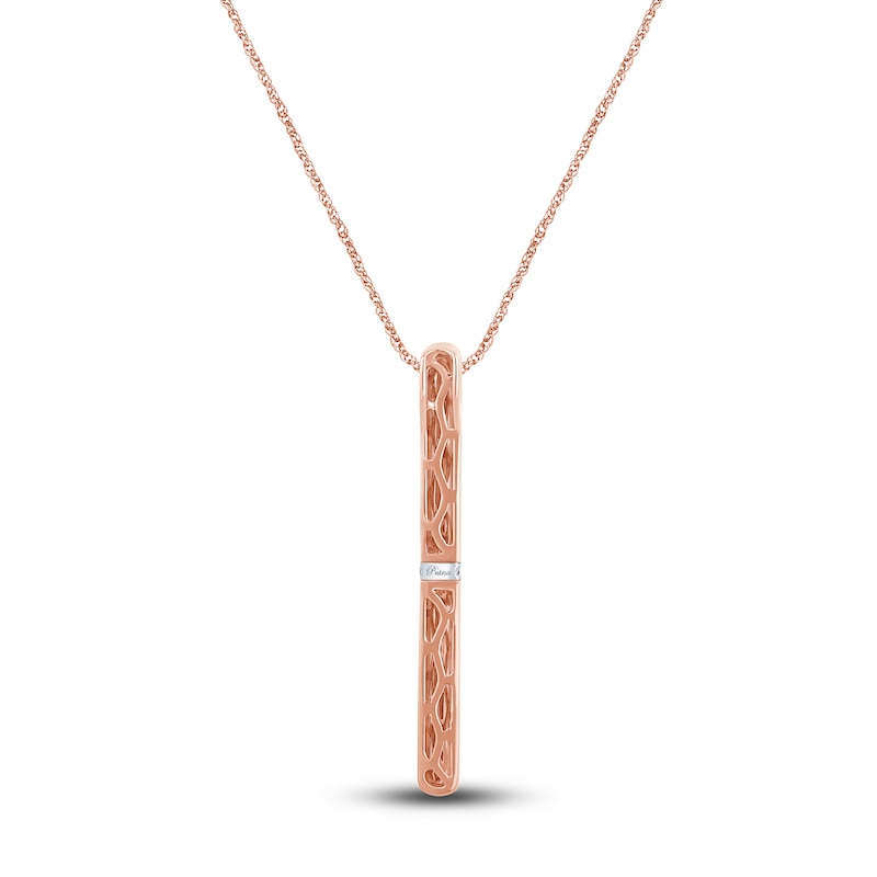Main Image 3 of Pnina Tornai Black Diamond Pendant Necklace 5/8 ct tw Round 14K Rose Gold