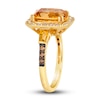 Thumbnail Image 4 of Le Vian Natural Citrine Ring 3/8 ct tw Round 14K Honey Gold