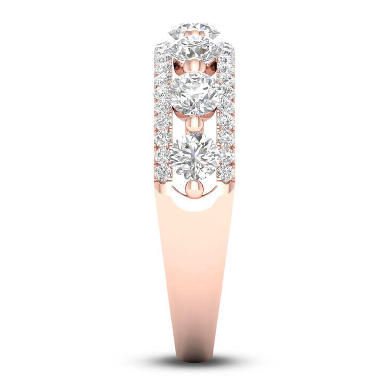 Main Image 3 of Diamond Anniversary Band 7/8 ct tw Round 14K Rose Gold
