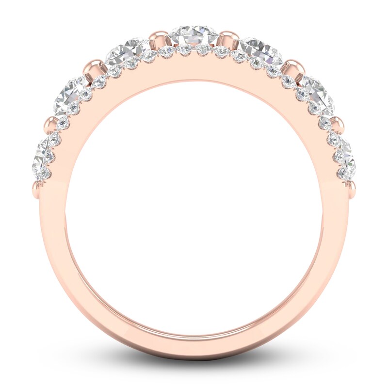 Main Image 4 of Diamond Anniversary Band 7/8 ct tw Round 14K Rose Gold