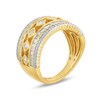 Thumbnail Image 3 of Kallati Diamond Ring 1 ct tw Round/Baguette/Princess 14K Yellow Gold