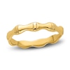 Thumbnail Image 1 of High-Polish Bamboo Ring 14K Yellow Gold