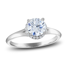 Diamond Engagement Ring 1-1/6 ct tw Round Platinum