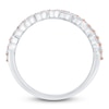Thumbnail Image 4 of Diamond Multi Row Anniversary Band 1/2 ct tw Round 14K Two-Tone Gold