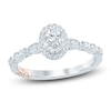 Thumbnail Image 0 of Pnina Tornai Diamond Engagement Ring 3/4 ct tw Oval/ Round Platinum