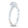 Thumbnail Image 2 of Pnina Tornai Diamond Engagement Ring 3/4 ct tw Oval/ Round Platinum