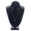 Thumbnail Image 2 of Freshwater Cultured Pearl Necklace Diamond Accent 14K White Gold 18"