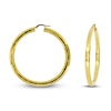 Thumbnail Image 1 of Diamond-Cut Hoop Earrings 14K Yellow Gold