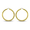 Thumbnail Image 2 of Diamond-Cut Hoop Earrings 14K Yellow Gold