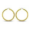 Thumbnail Image 1 of Diamond-Cut Hoop Earrings 14K Yellow Gold