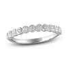 Thumbnail Image 0 of Diamond Bezel Wedding Band 1/4 ct tw 14K White Gold 2.7mm