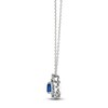 Thumbnail Image 2 of Le Vian Natural Sapphire & Diamond Necklace 1/5 ct tw Platinum