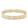 Thumbnail Image 1 of Men's Triple-Row Diamond 5 ct tw 14K Yellow Gold