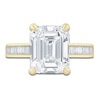 Thumbnail Image 3 of Pnina Tornai Lab-Grown Diamond Emerald-Cut Engagement Ring 5-5/8 ct tw 14K Yellow Gold