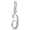Thumbnail Image 2 of Charm'd by Lulu Frost Pavé Diamond Number 6 Charm 1/8 ct tw 10K White Gold