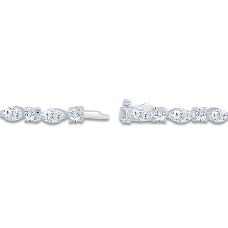 Main Image 3 of Pnina Tornai Marquise & Round Lab-Grown Diamond Link Bracelet 7-1/4 ct tw 14K White Gold 7"
