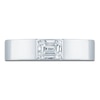 Thumbnail Image 3 of Pnina Tornai Men's Emerald-Cut Lab-Grown Diamond Solitaire Anniversary Band 1-5/8 ct tw 14K White Gold