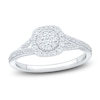 Thumbnail Image 1 of Multi-Diamond Cushion-Shaped Promise Ring 1/3 ct tw 10K White Gold